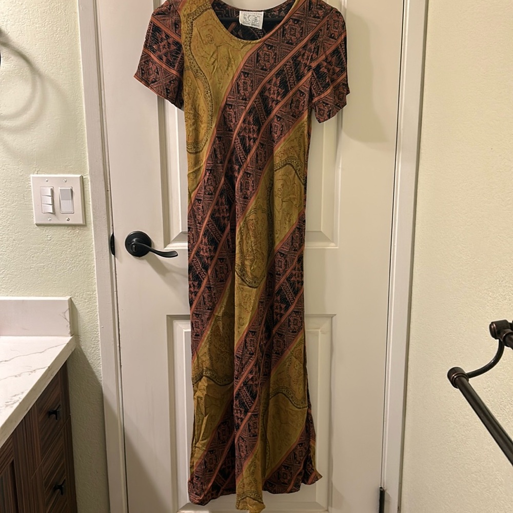 YOUNG HAWAII Liberty House Vintage Maxi Dress, Sz P